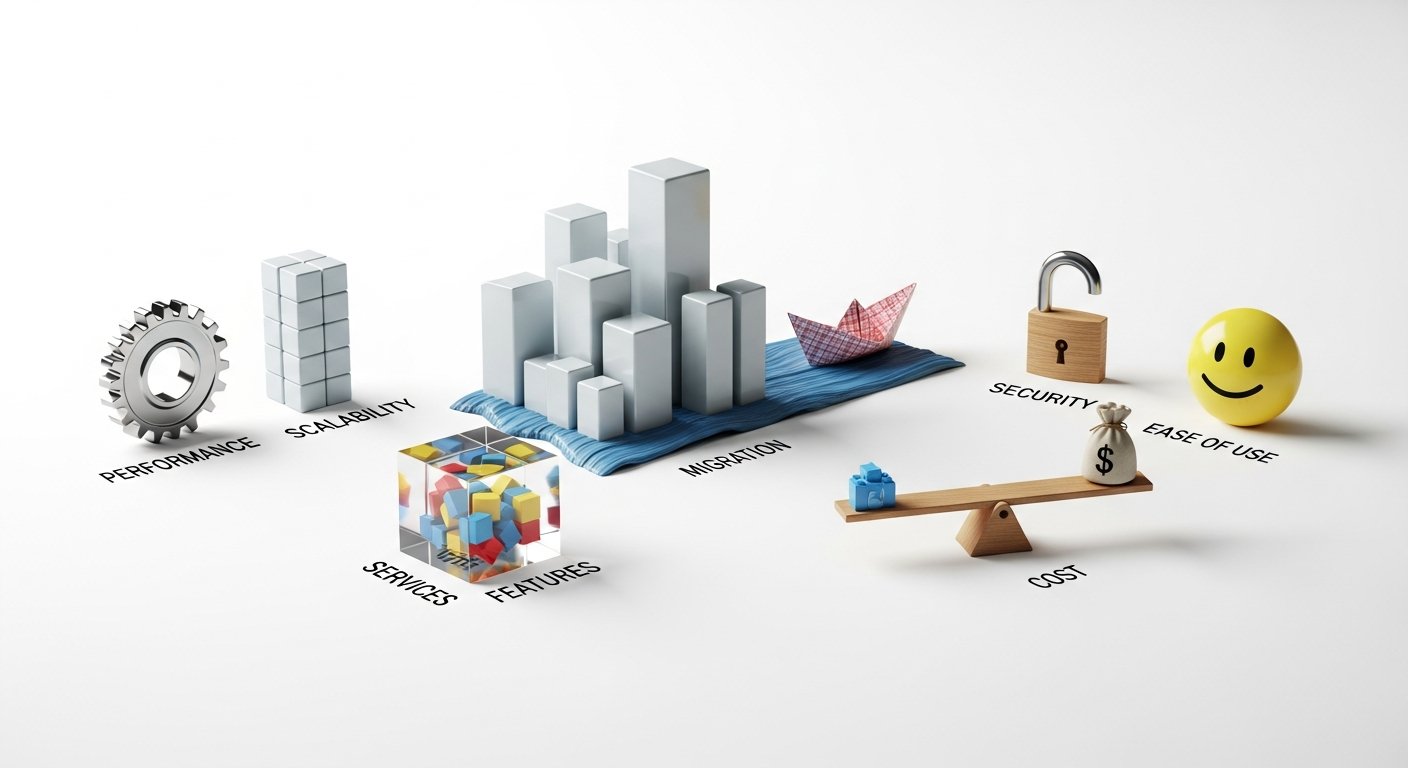 core infrastructure offerings: evaluating the big three providers — choosing a cloud provider for startups